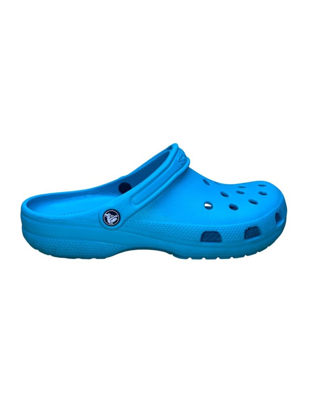 Crocs Unisex Blue Lightweight With Ventilation Holes Slip-On Clogs Size M9 W11
